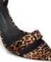 Giuseppe Zanotti Intriigo Leo 90mm zijden sandalen Bruin - Thumbnail 4