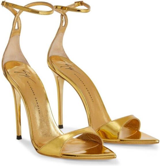 Giuseppe Zanotti Intriigo sandalen met bandje Goud