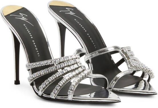 Giuseppe Zanotti Intriigo sandalen Zilver