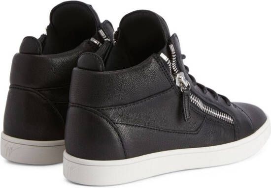 Giuseppe Zanotti Jamie leren sneakers Zwart