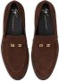 Giuseppe Zanotti Jareth fluwelen loafers Bruin - Thumbnail 4