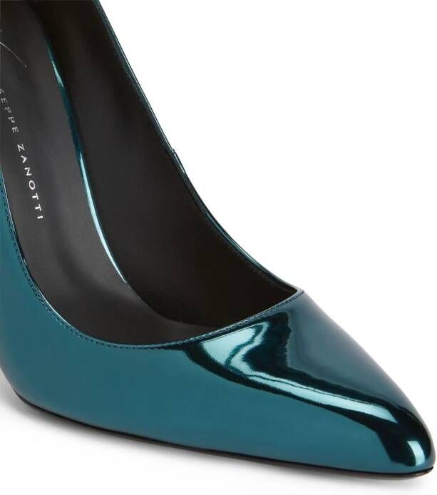 Giuseppe Zanotti Jayke lakleren pumps Groen