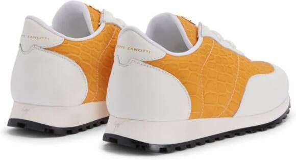 Giuseppe Zanotti Jimi low-top sneakers Oranje