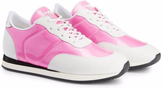 Giuseppe Zanotti Jimi tweekleurige sneakers Roze