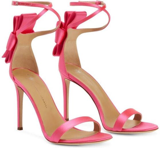 Giuseppe Zanotti Jodene sandalen met strik Roze