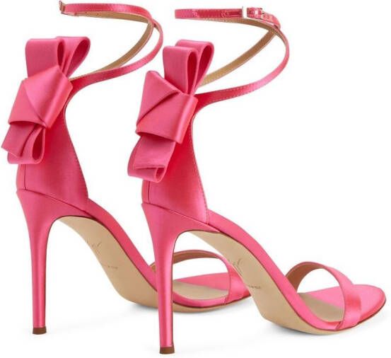 Giuseppe Zanotti Jodene sandalen met strik Roze