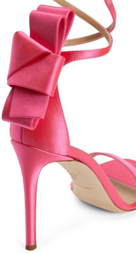 Giuseppe Zanotti Jodene sandalen met strik Roze