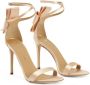 Giuseppe Zanotti Jodene satijnen sandalen Goud - Thumbnail 2