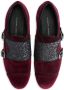 Giuseppe Zanotti Johnny loafers verfraaid met kristallen Rood - Thumbnail 4