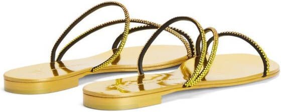 Giuseppe Zanotti Julianne sandalen Geel