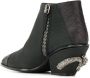 Giuseppe Zanotti Kevan Alligator enkellaarzen Zwart - Thumbnail 3