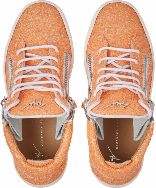 Giuseppe Zanotti Kriss high-top sneakers Oranje