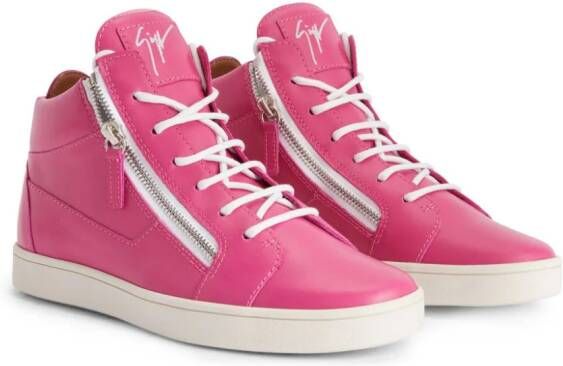 Giuseppe Zanotti Kriss high-top sneakers Roze