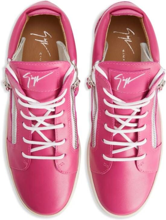 Giuseppe Zanotti Kriss high-top sneakers Roze