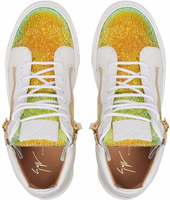 Giuseppe Zanotti Kriss high-top sneakers Wit