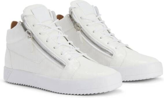 Giuseppe Zanotti Kriss high-top sneakers Wit