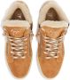 Giuseppe Zanotti Kriss Ice fluwelen sneakers Bruin - Thumbnail 4