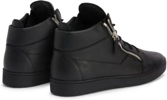 Giuseppe Zanotti Kriss leren sneakers Zwart