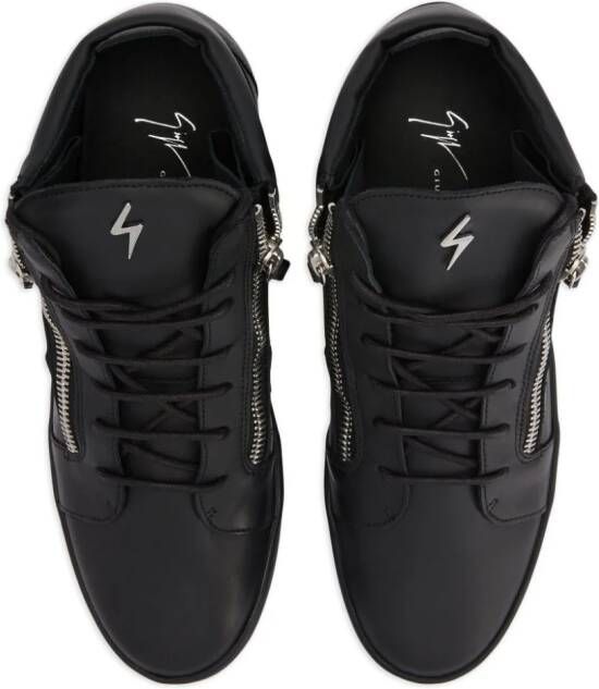 Giuseppe Zanotti Kriss leren sneakers Zwart