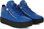 Giuseppe Zanotti Kriss leren sneakers Blauw - Thumbnail 2