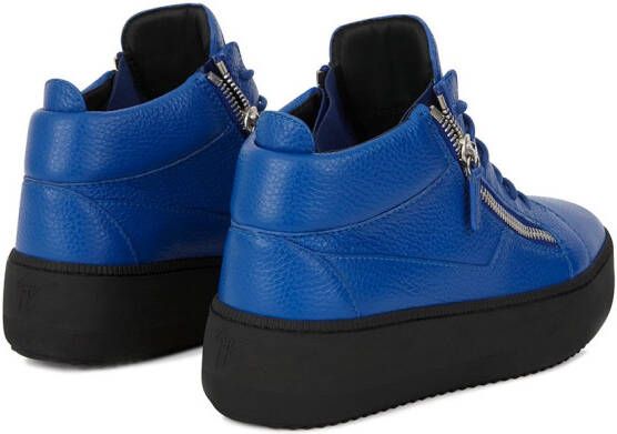 Giuseppe Zanotti Kriss leren sneakers Blauw