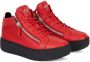 Giuseppe Zanotti Kriss leren sneakers Rood - Thumbnail 2