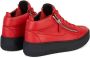 Giuseppe Zanotti Kriss leren sneakers Rood - Thumbnail 3