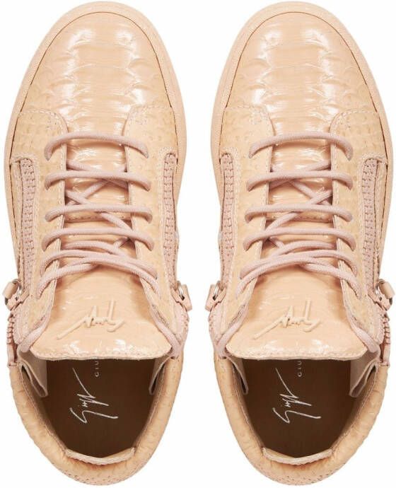 Giuseppe Zanotti Kriss leren sneakers Roze