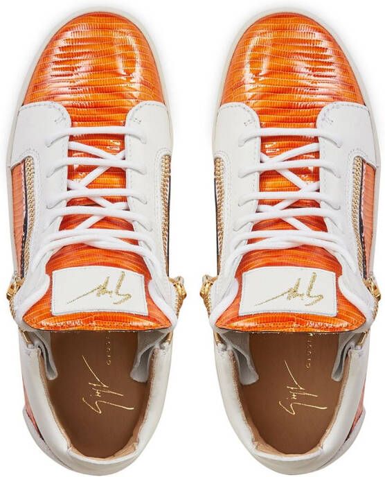 Giuseppe Zanotti Kriss leren sneakers Wit