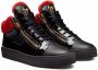 Giuseppe Zanotti Kriss leren sneakers Zwart - Thumbnail 2