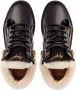 Giuseppe Zanotti Kriss leren sneakers Zwart - Thumbnail 4