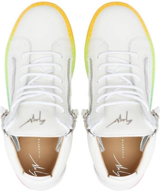 Giuseppe Zanotti Kriss mid-top sneakers Wit