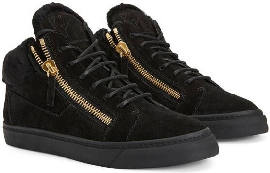 Giuseppe Zanotti Kriss mid-top sneakers Zwart