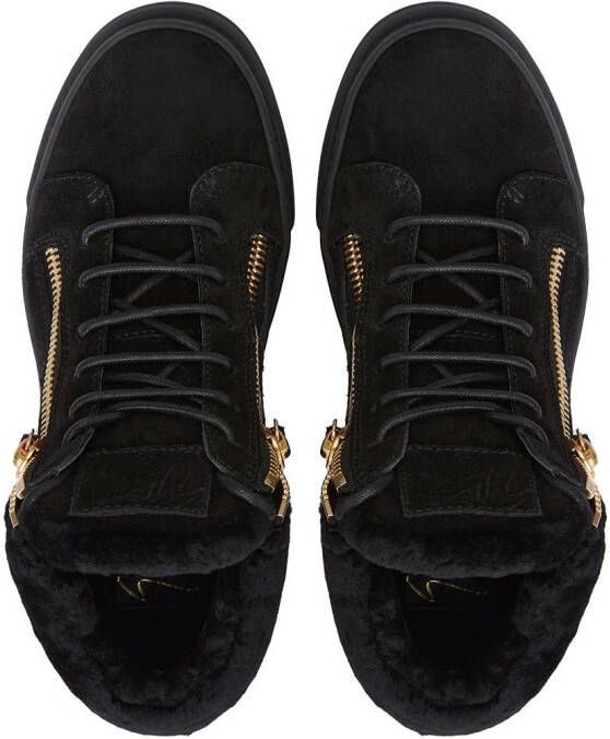 Giuseppe Zanotti Kriss mid-top sneakers Zwart