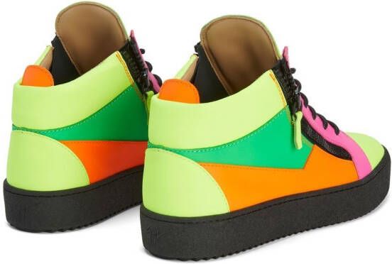 Giuseppe Zanotti Kriss sneakers met colourblocking Veelkleurig