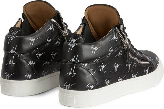 Giuseppe Zanotti Kriss sneakers met kenmerkend logo Zwart