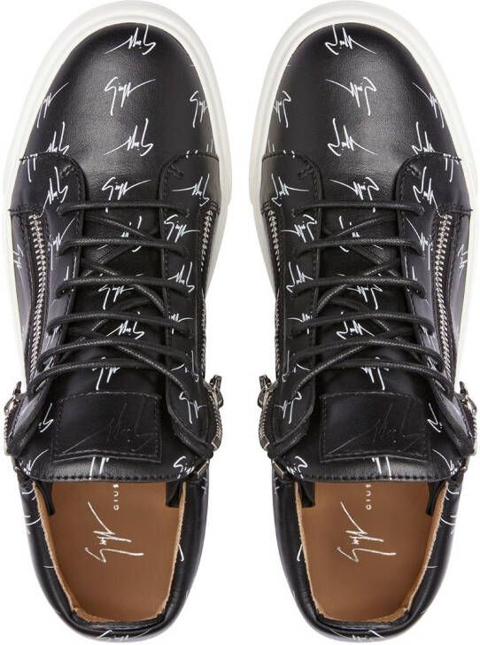 Giuseppe Zanotti Kriss sneakers met kenmerkend logo Zwart