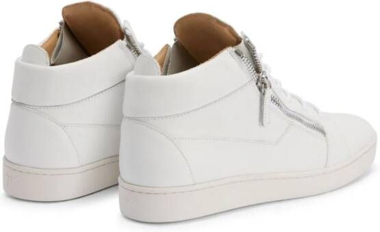 Giuseppe Zanotti Kriss sneakers met logo-plakkaat Wit