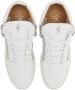 Giuseppe Zanotti Kriss sneakers met logo-plakkaat Wit - Thumbnail 4