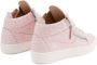 Giuseppe Zanotti Kriss sneakers met monogramprint Roze - Thumbnail 3