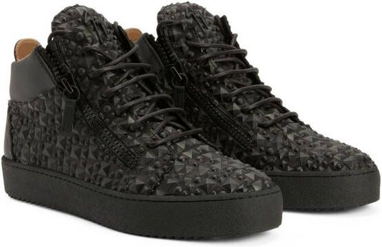 Giuseppe Zanotti Kriss sneakers met studs Zwart