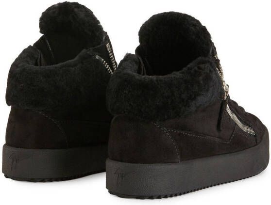 Giuseppe Zanotti Kriss vetersneakers Zwart