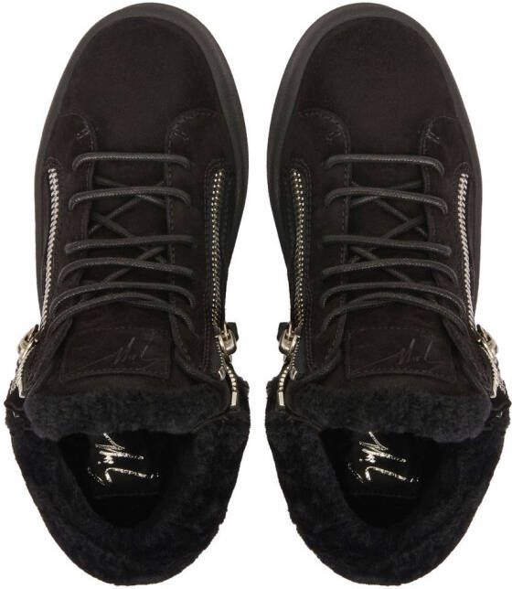 Giuseppe Zanotti Kriss vetersneakers Zwart