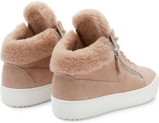 Giuseppe Zanotti Kriss Winter low-top sneakers Roze