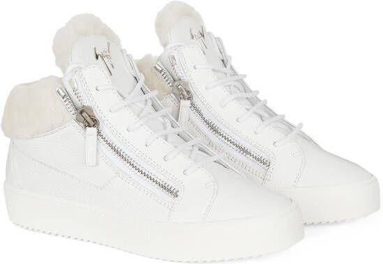 Giuseppe Zanotti Kriss Winter mid-top sneakers Wit