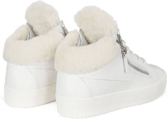 Giuseppe Zanotti Kriss Winter mid-top sneakers Wit