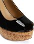 Giuseppe Zanotti Kumikho sandalen met sleehak Zwart - Thumbnail 4