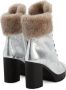 Giuseppe Zanotti Laarzen met metallic-effect Zilver - Thumbnail 3