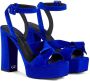 Giuseppe Zanotti Laila sandalen met plateauzool Blauw - Thumbnail 2