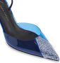 Giuseppe Zanotti Leonor pumps verfraaid met kristallen Blauw - Thumbnail 4